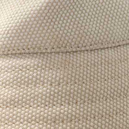 Burberry Canvas Logo Print Bucket Hat M Natural Tan 10 of 12