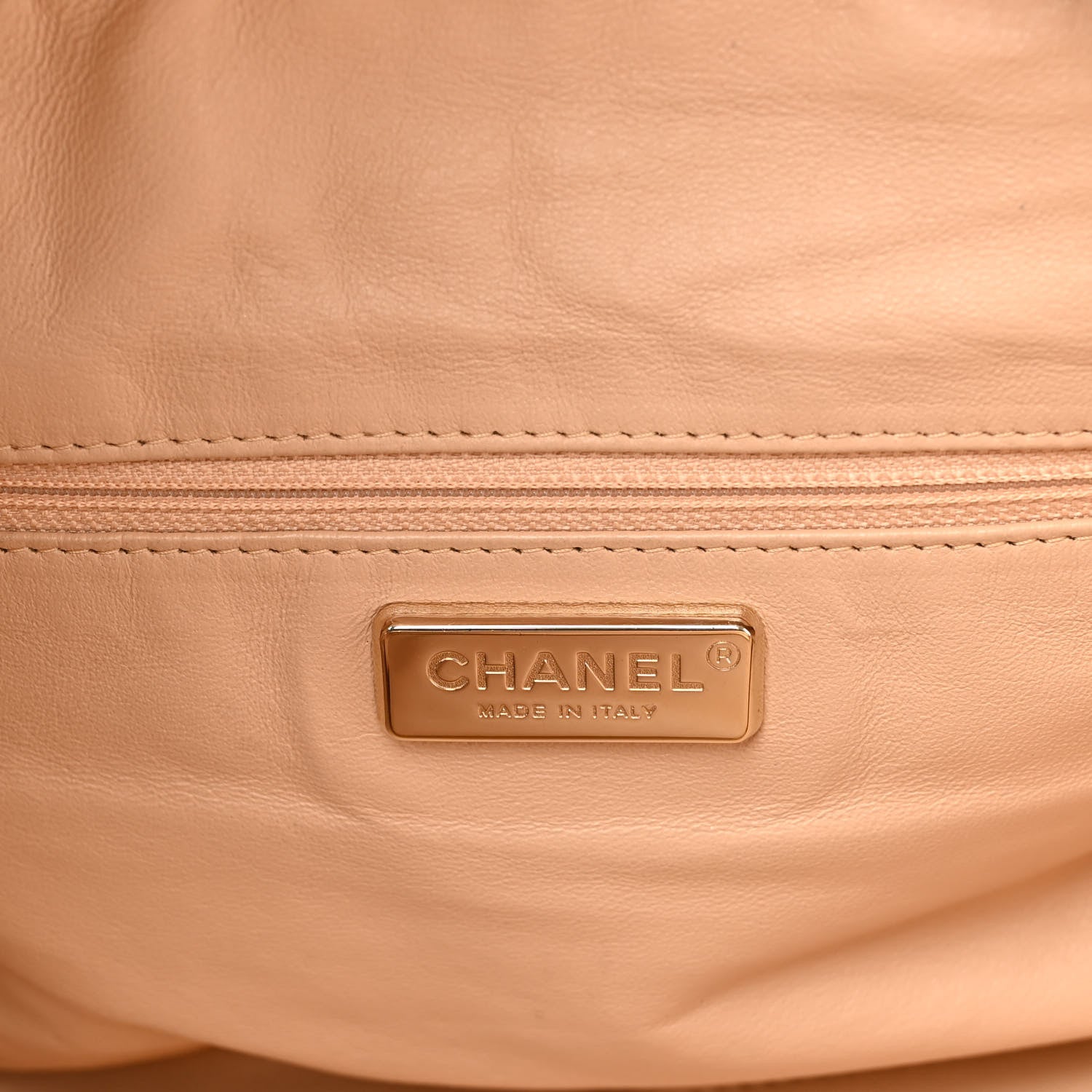 Chanel Metallic Goatskin Extra Large Luxe Ligne Luxury By Chanel Bowler Light Gold 5 of 11