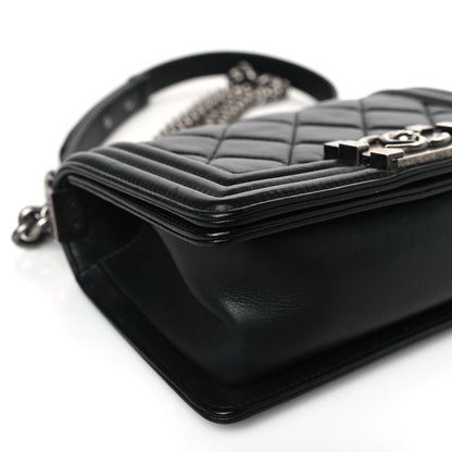 Chanel Calfskin Quilted Small Boy Flap Black 7 of 9
