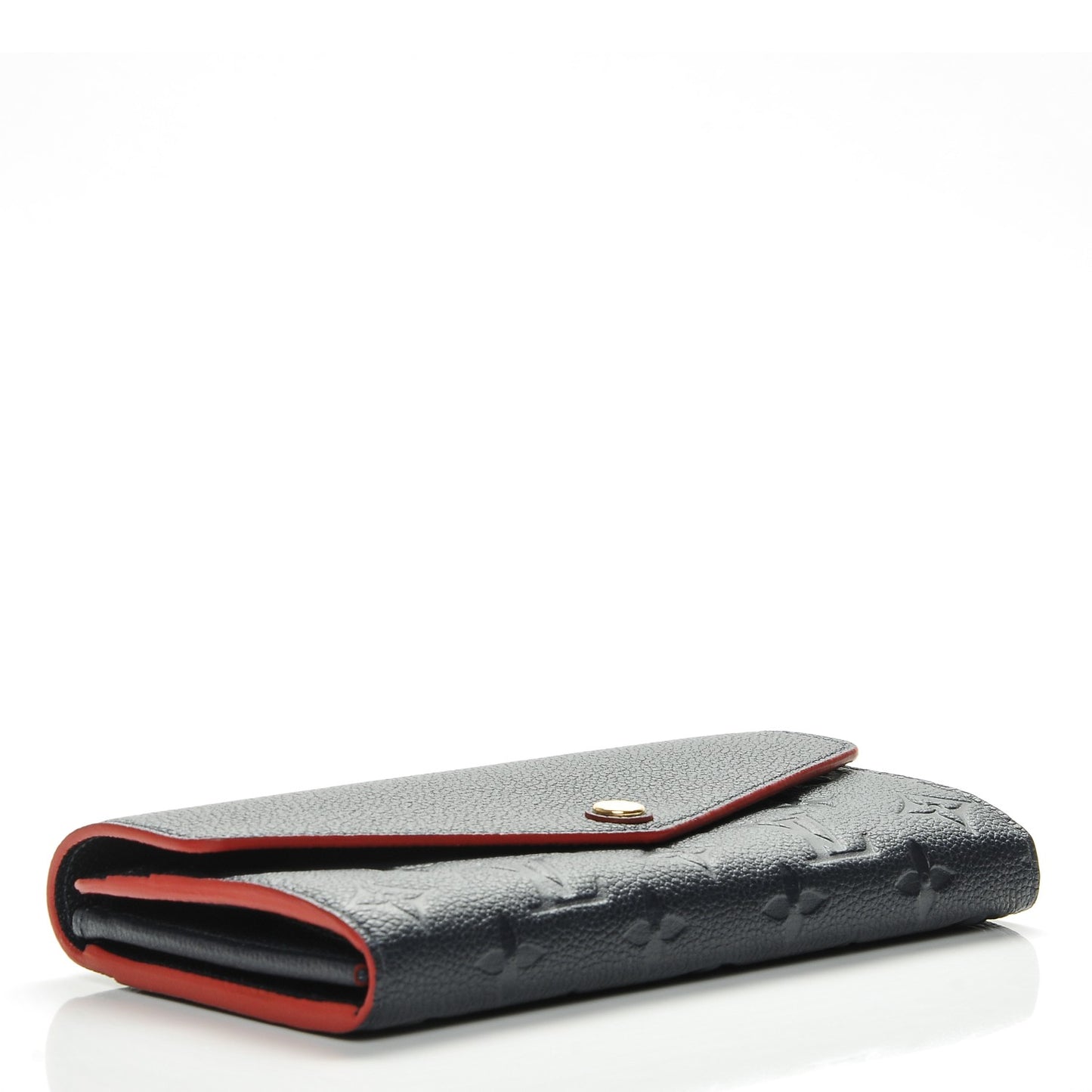 Empreinte Sarah Wallet NM Marine Rouge