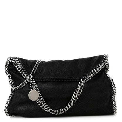Stella McCartney Shaggy Deer Small Falabella Fold Over Tote Black 1 of 9