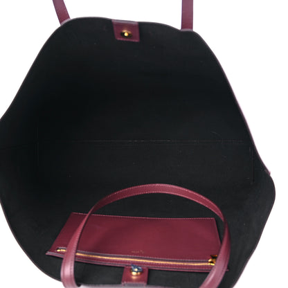 Tom Ford Saffiano Large T Tote Dark Red 5 of 10