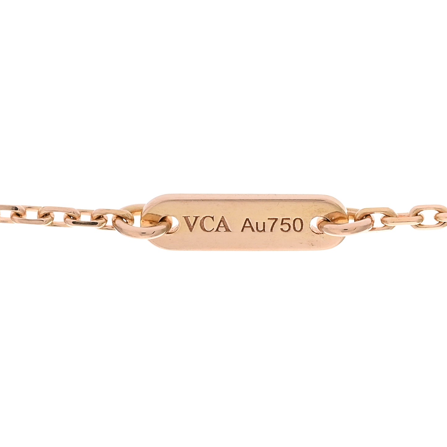 18K Rose Gold Sweet Alhambra Pendant Necklace