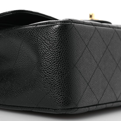 Chanel Caviar Quilted Jumbo Double Flap Black 10 of 14