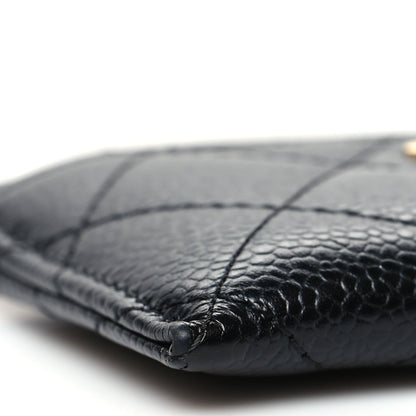 Chanel Caviar Quilted Card Holder Black 10 of 11