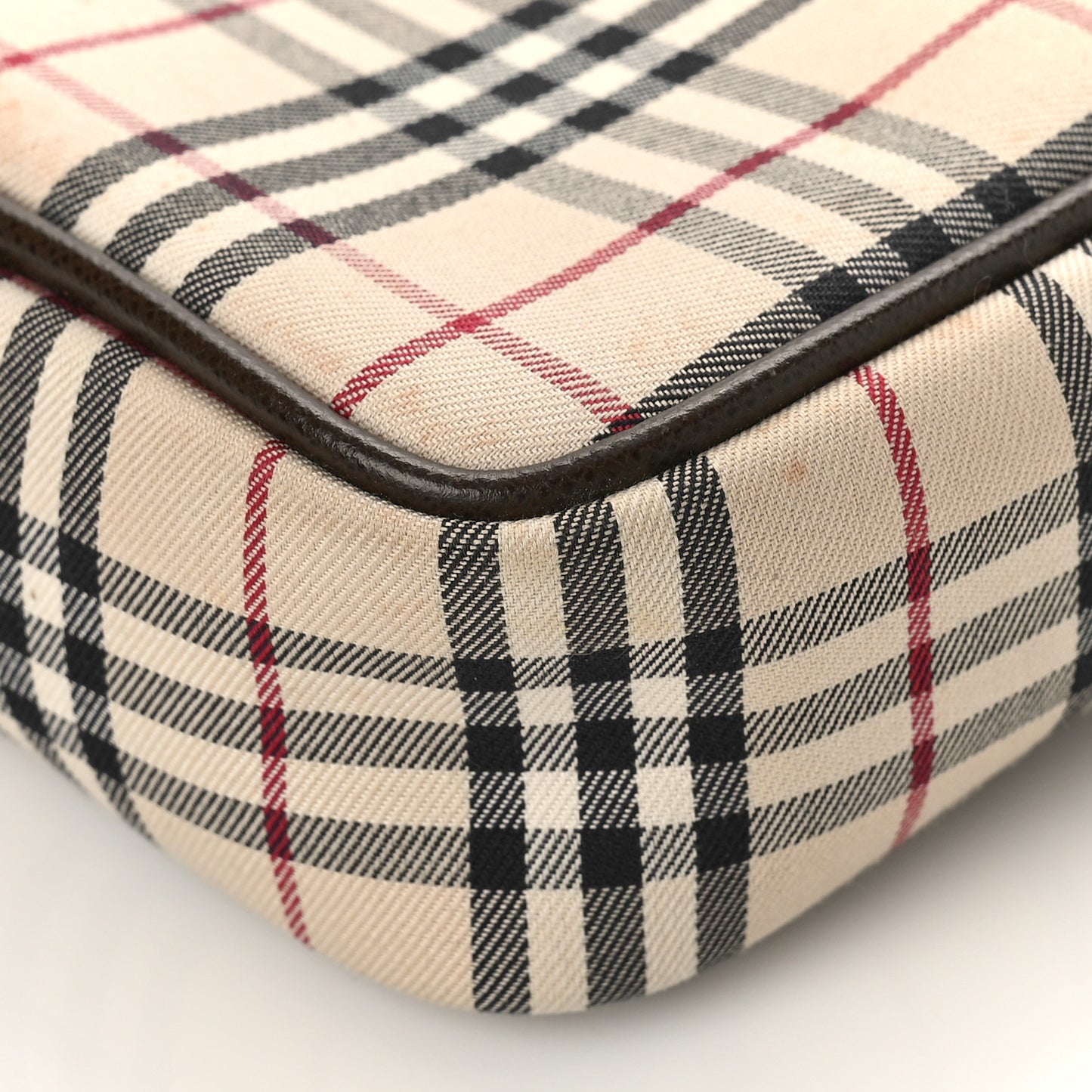 Vintage Check Small Messenger Dark Brown