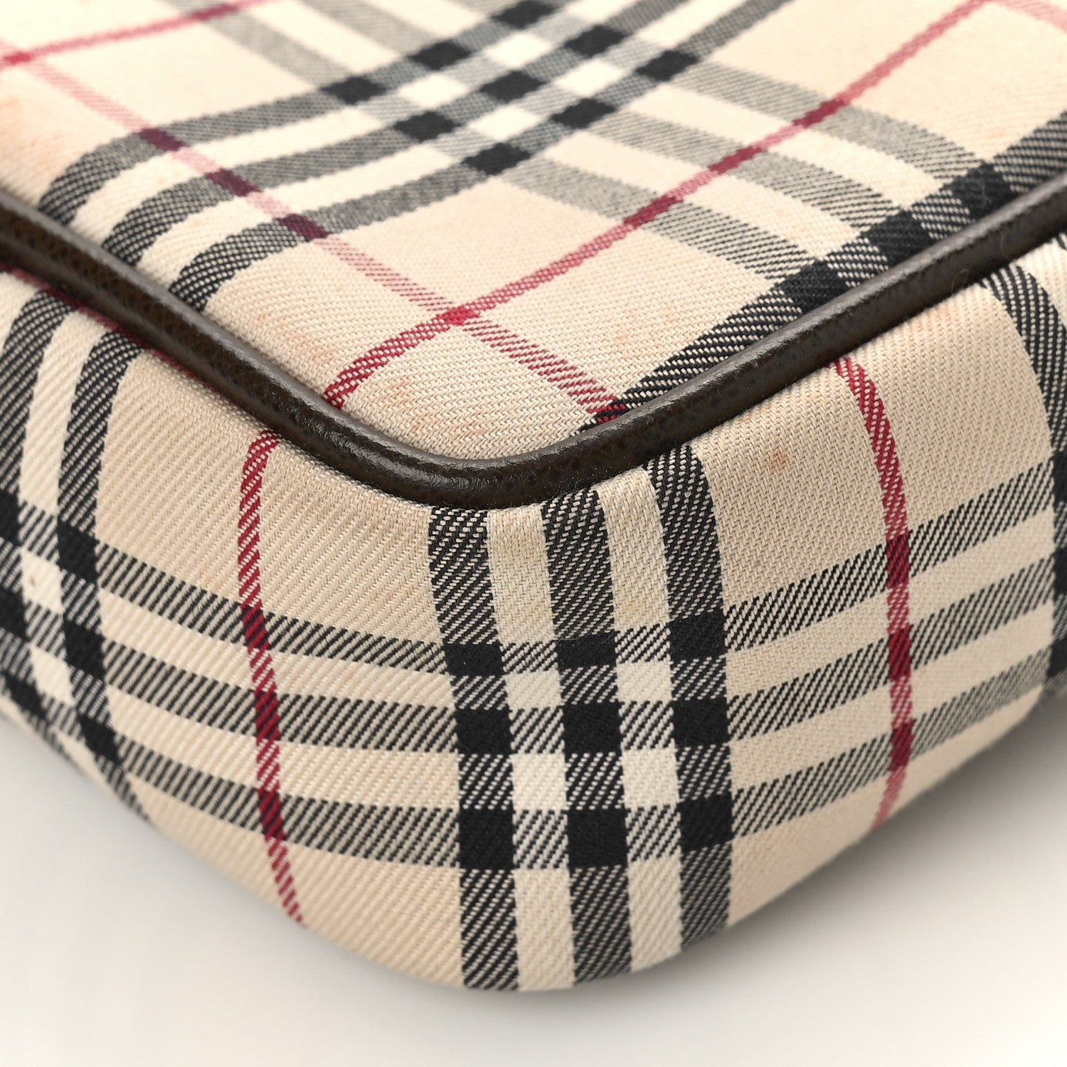 Burberry Vintage Check Small Messenger Dark Brown 8 of 8