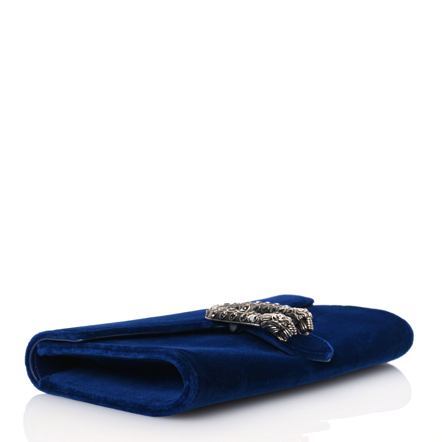 Gucci Velvet Dionysus Clutch Cobalt 4 of 11