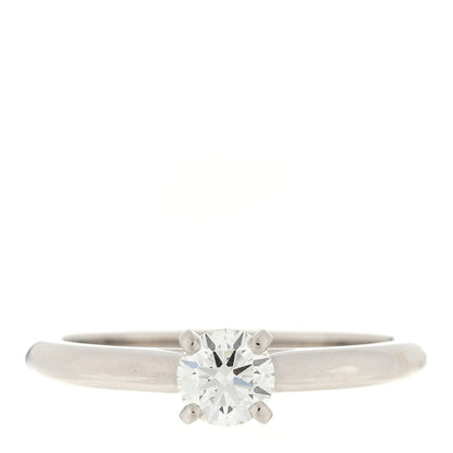 Cartier Platinum Diamond .40ct 1895 Solitaire Engagement Ring 52 6 1 of 5