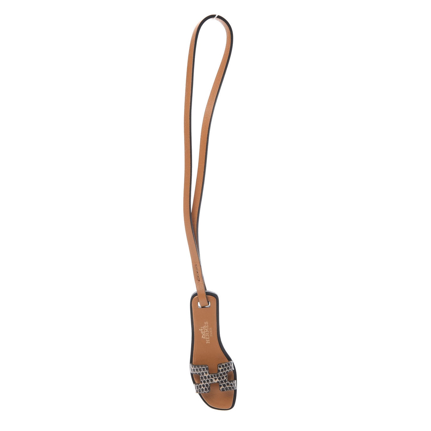 Lizard Butler Calfskin Hunter Oran Nano Bag Charm Ombre