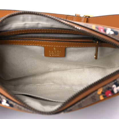 Gucci X DISNEY Mini Vintage GG Supreme Monogram Mickey Mouse Small Belt Bag 90 36 Beige Vintage Sun Oil 5 of 9