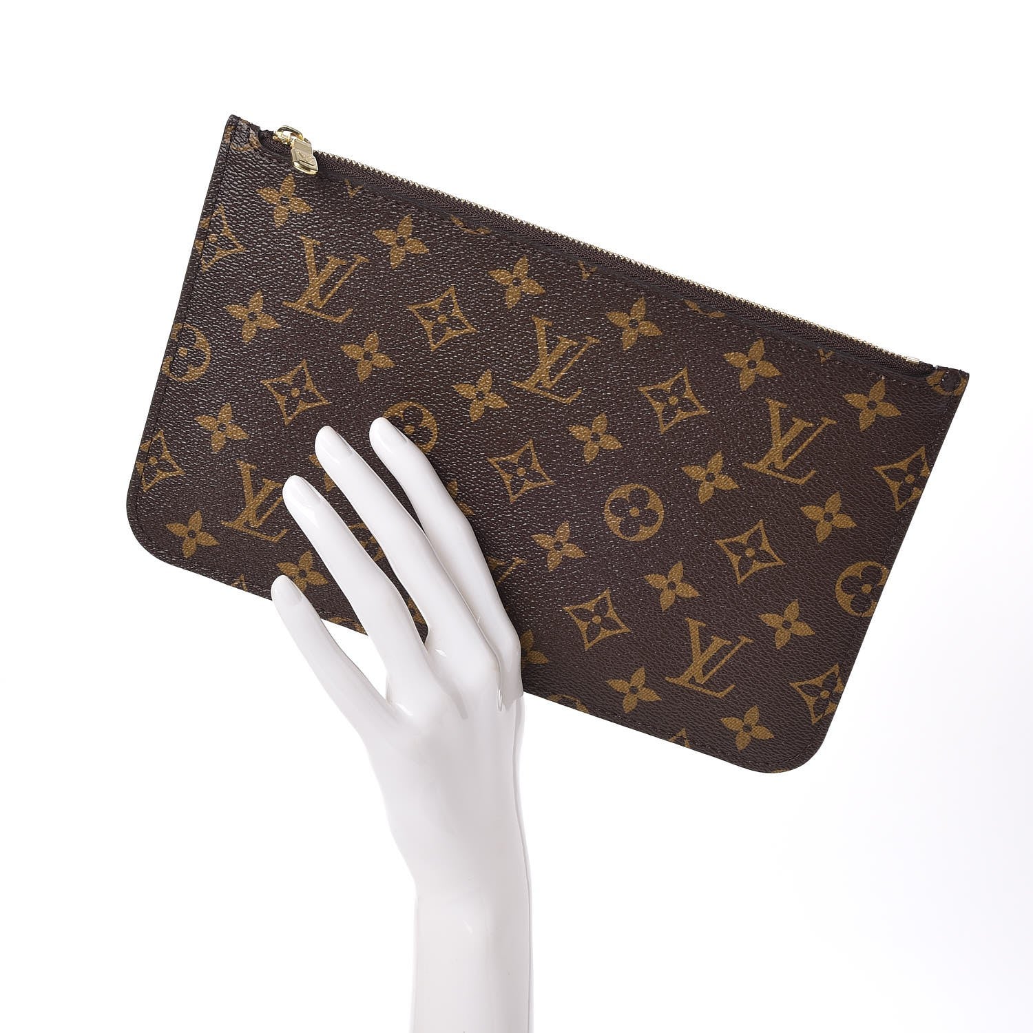 Louis Vuitton Monogram Neverfull MM GM Pochette 2 of 8