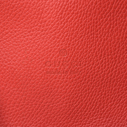 Gucci Dollar Calfskin Medium Dome Bag Sporting Red 6 of 12