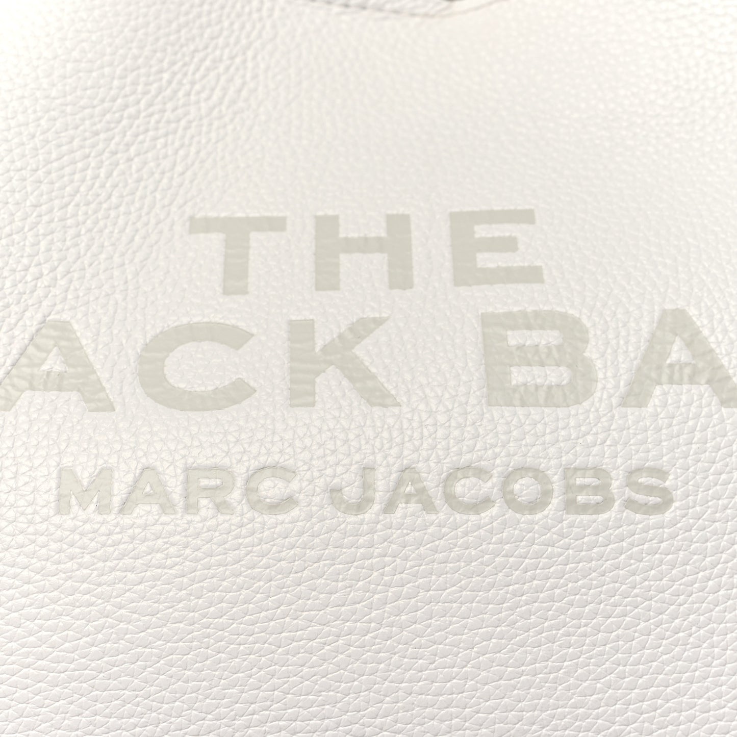 Grained Calfskin The XL Sack Bag White