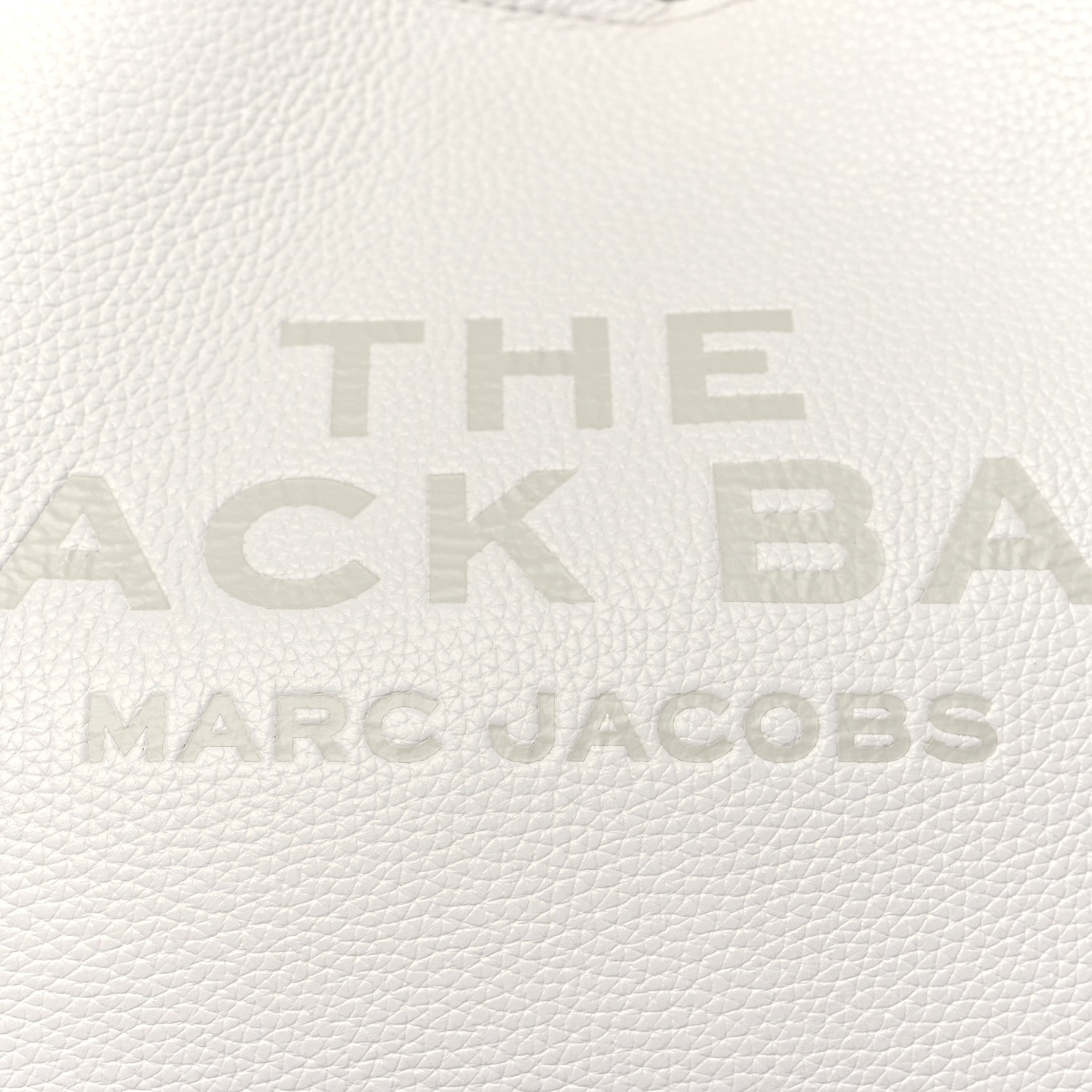 Marc Jacobs Grained Calfskin The XL Sack Bag White 9 of 12