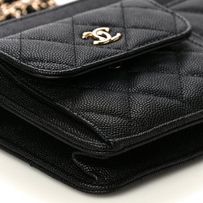 Chanel Caviar Quilted Clutch With Chain Black 8 of 9