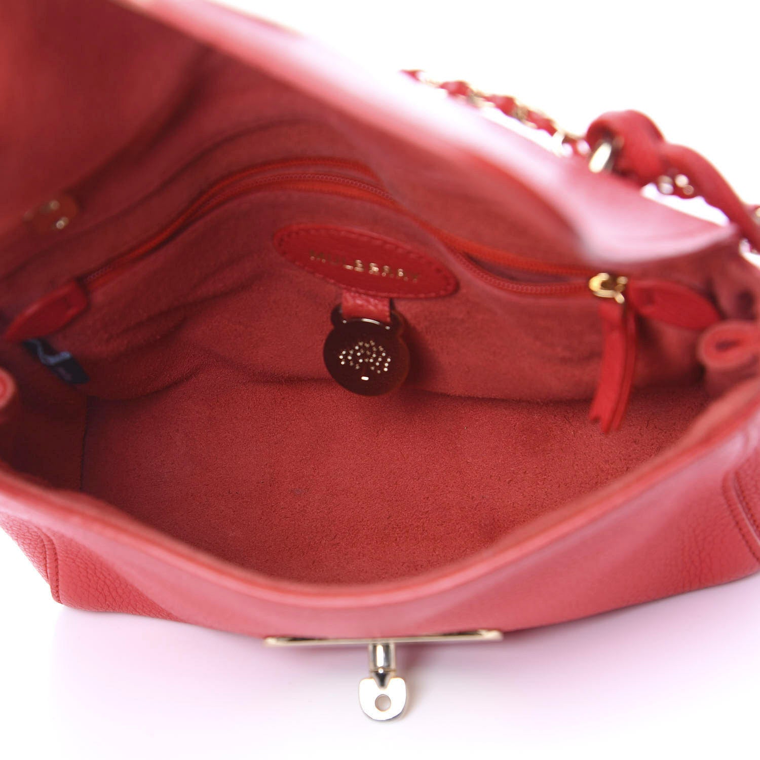 Mulberry Small Classic Grain Small Lily Flap Red 4 of 12