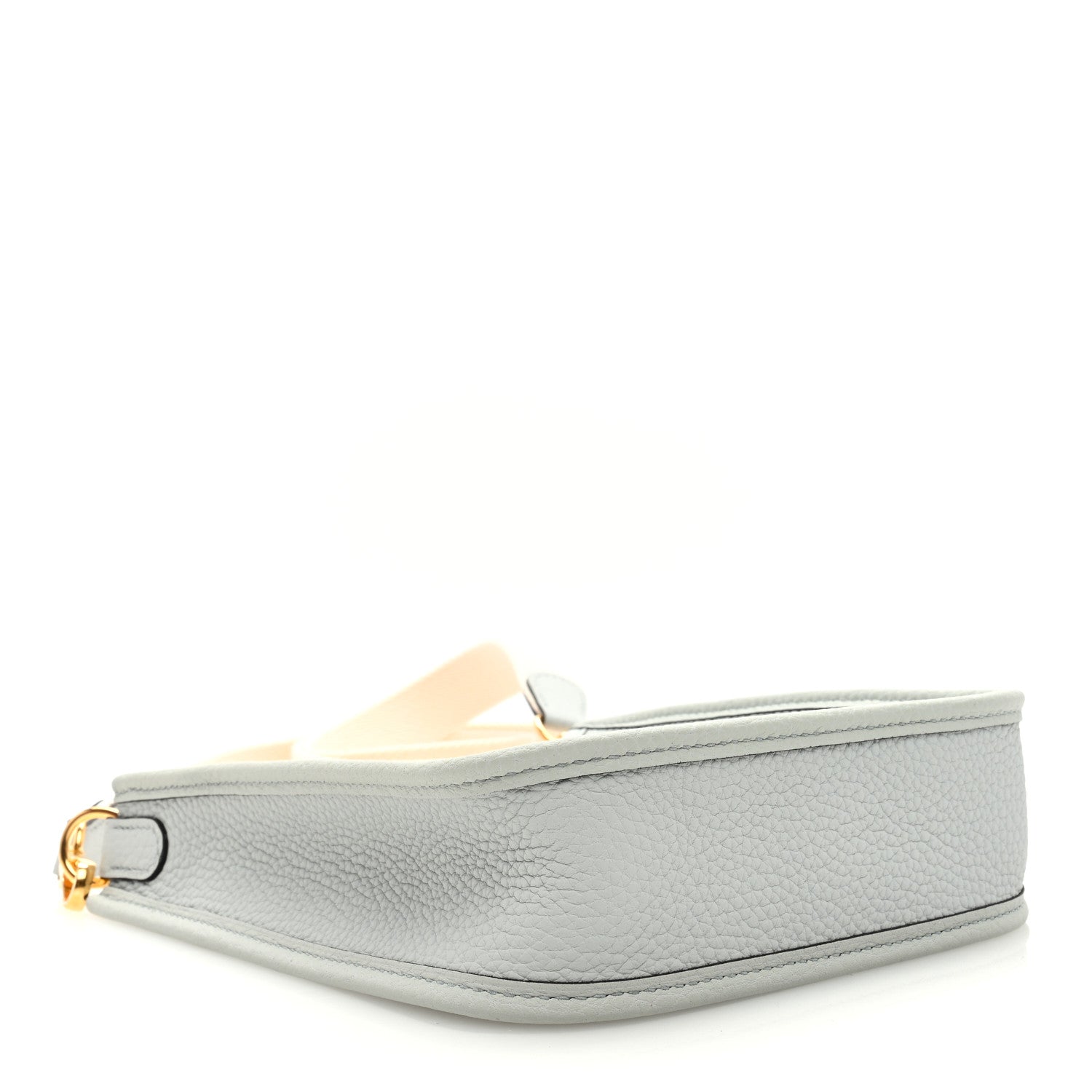 Hermes Taurillon Clemence Amazone Evelyne TPM Bleu Pale Nata 4 of 9