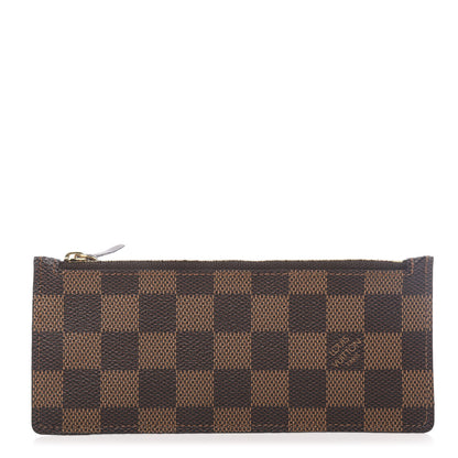 Louis Vuitton Damier Ebene Wallet Zippered Insert 1 of 6