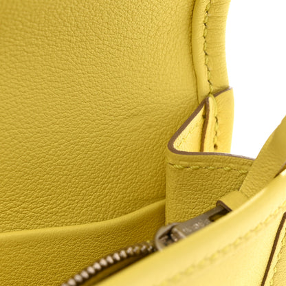 Hermes Swift Jige Duo Clutch Lime 10 of 12