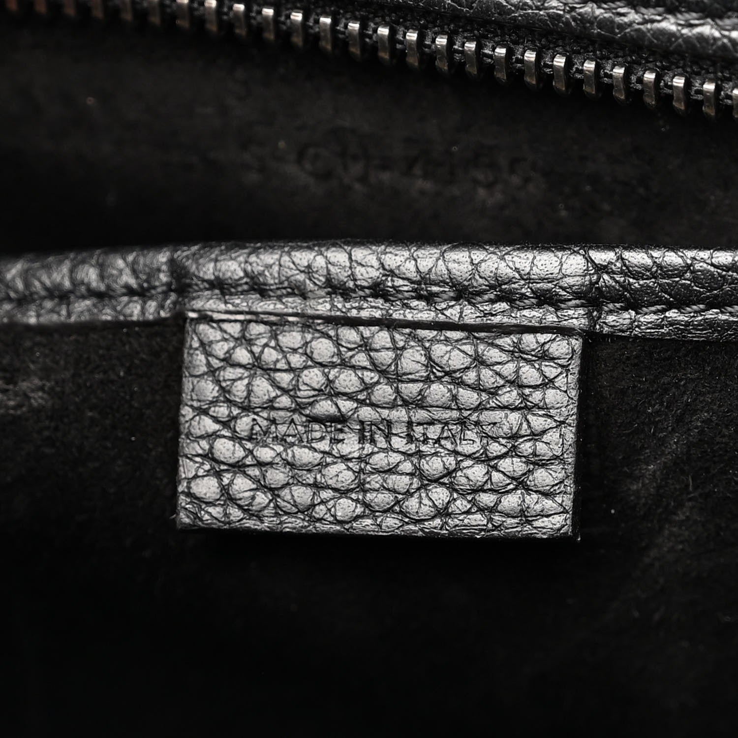 Celine Drummed Calfskin Nano Luggage Black 7 of 13