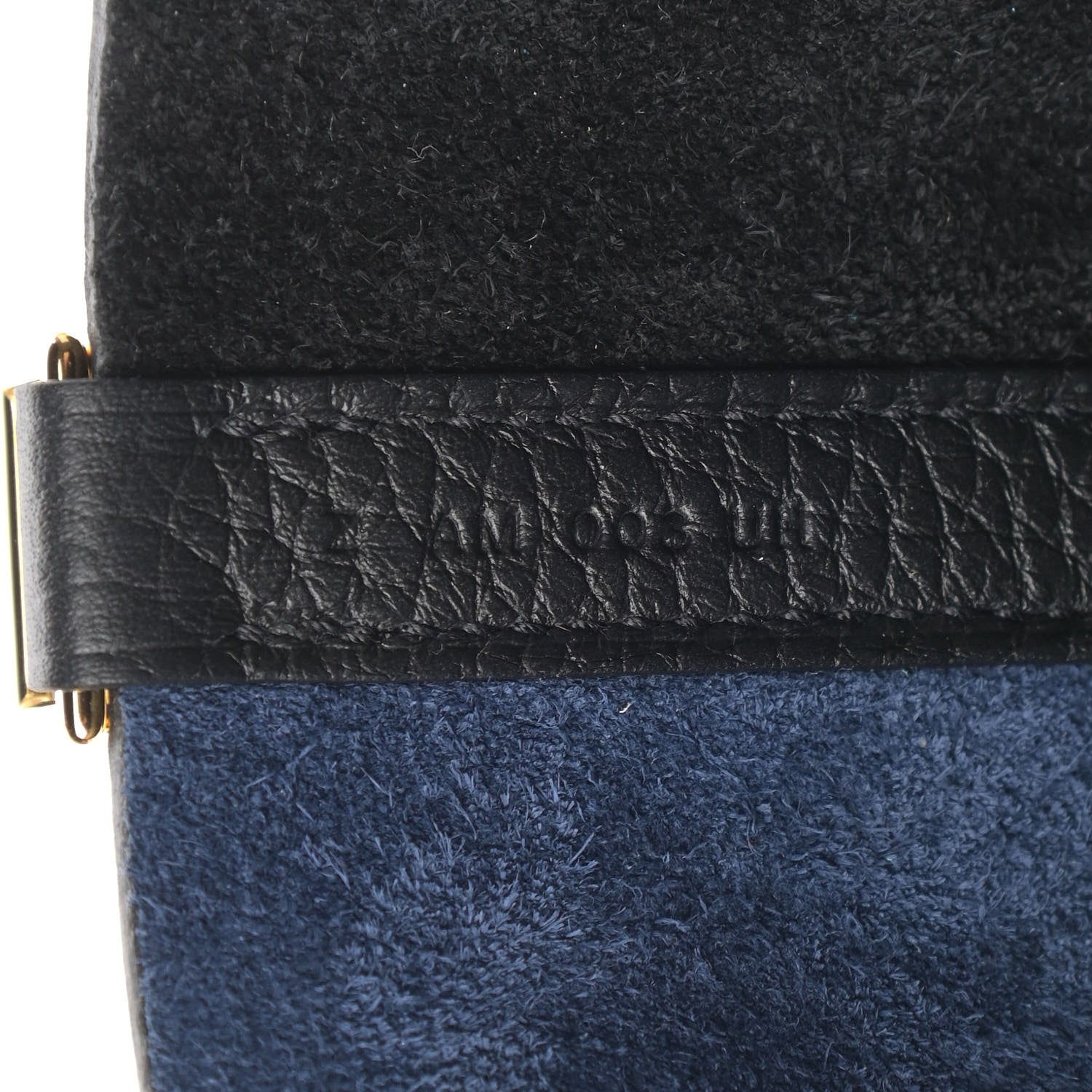 Hermes Taurillon Clemence Casaque Picotin Lock 22 MM Bleu Nuit Black Blue Frida 7 of 9
