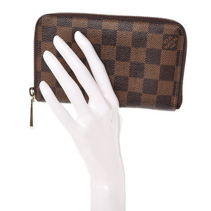 Louis Vuitton Damier Ebene Zippy Compact Wallet 2 of 9