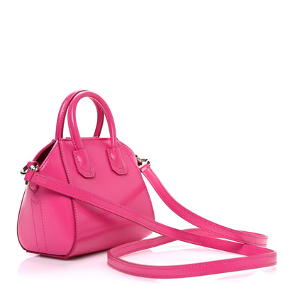 Givenchy Shiny Lord Calfskin Micro Antigona Neon Pink 3 of 11