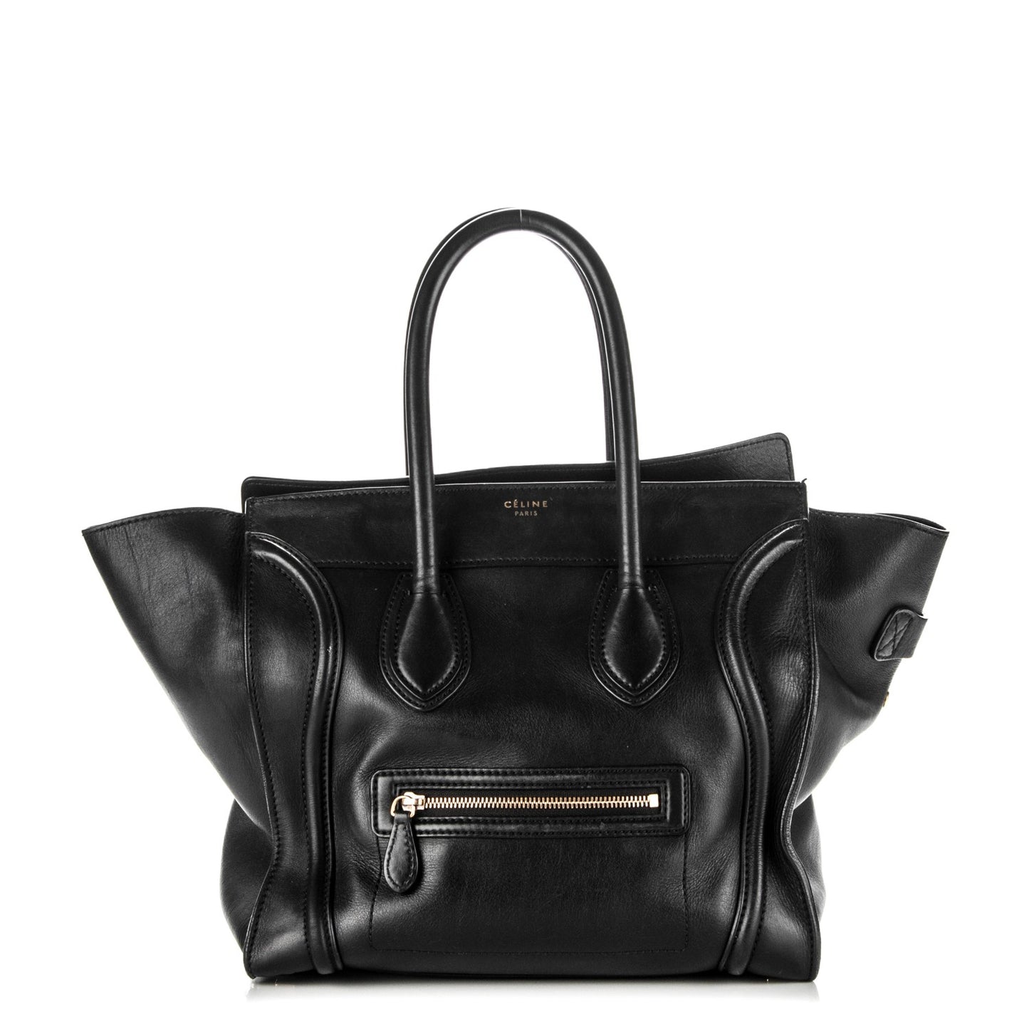 Smooth Calfskin Mini Luggage Black