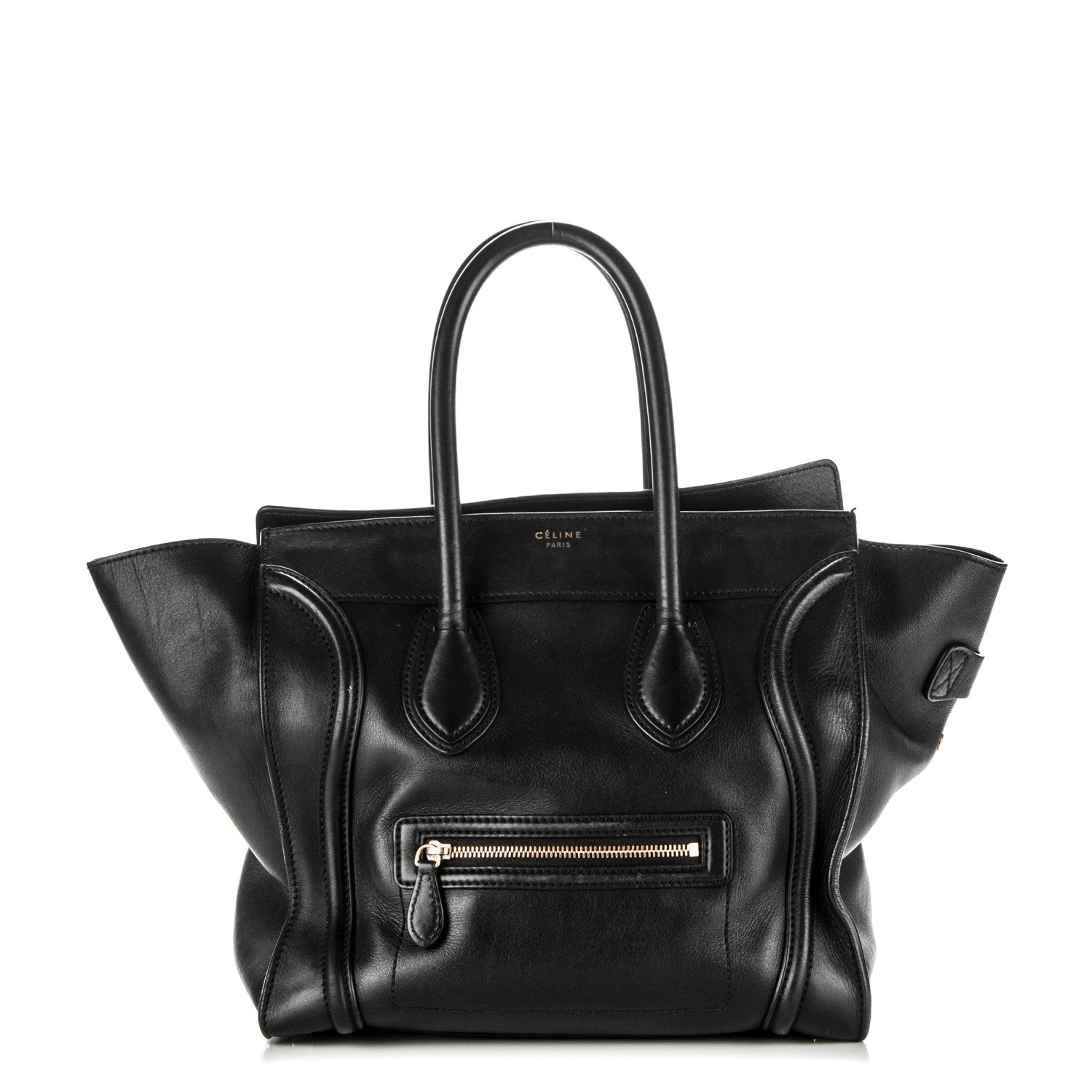 Celine Smooth Calfskin Mini Luggage Black 1 of 12