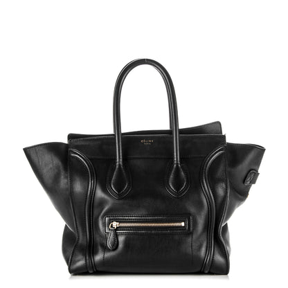 Celine Smooth Calfskin Mini Luggage Black 1 of 12