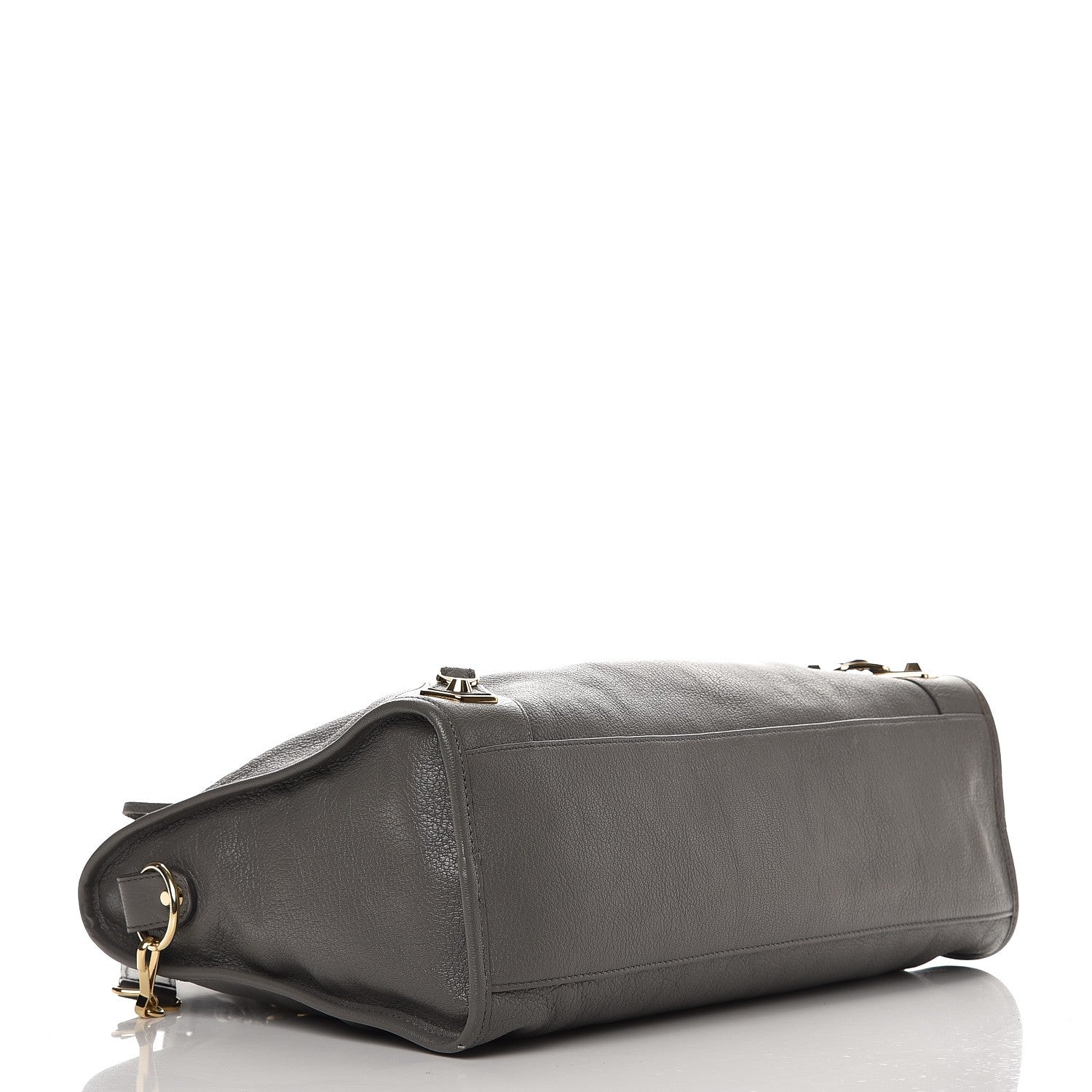 Balenciaga Chevre Gold Metallic Edge Hardware City Gris Acier 5 of 9