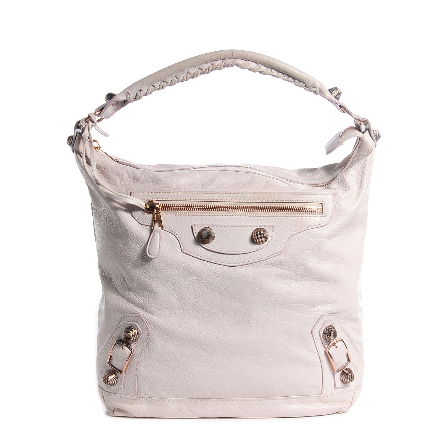 Balenciaga Agneau Giant 21 Rose Gold Hardware Day Hobo Nacre 1 of 12