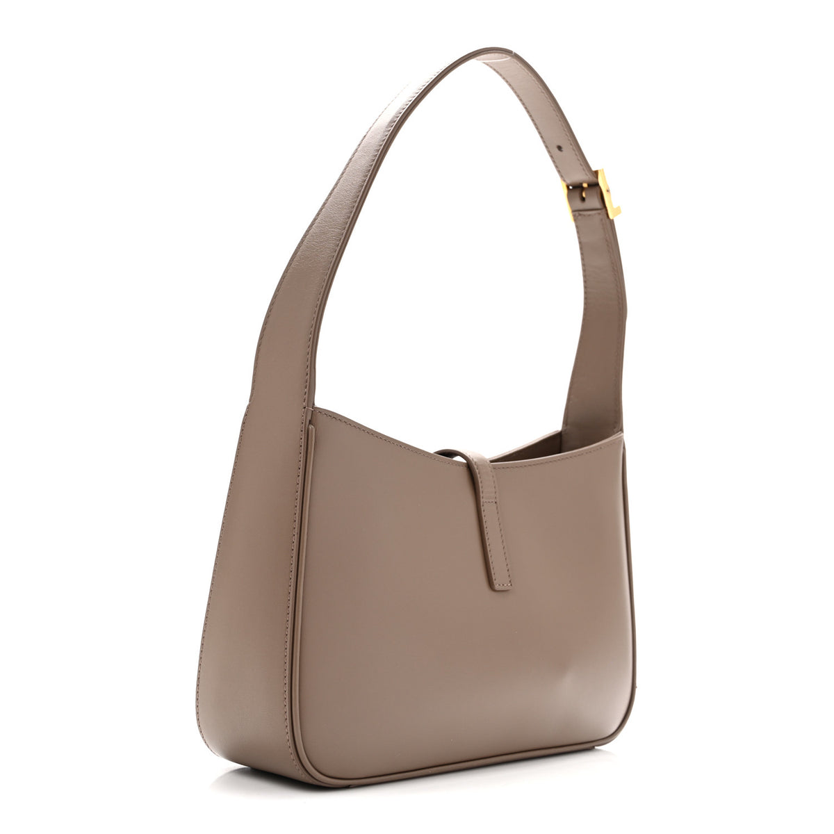 Saint Laurent Smooth Calfskin Le 5 A 7 Hobo Taupe 3 of 11