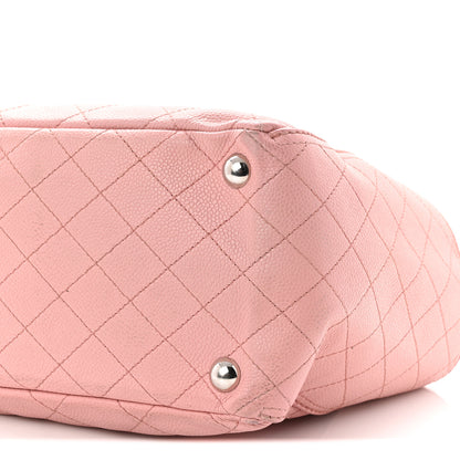 Chanel Caviar Stitched Small CC Pocket Tote Tote Pink 19 of 21