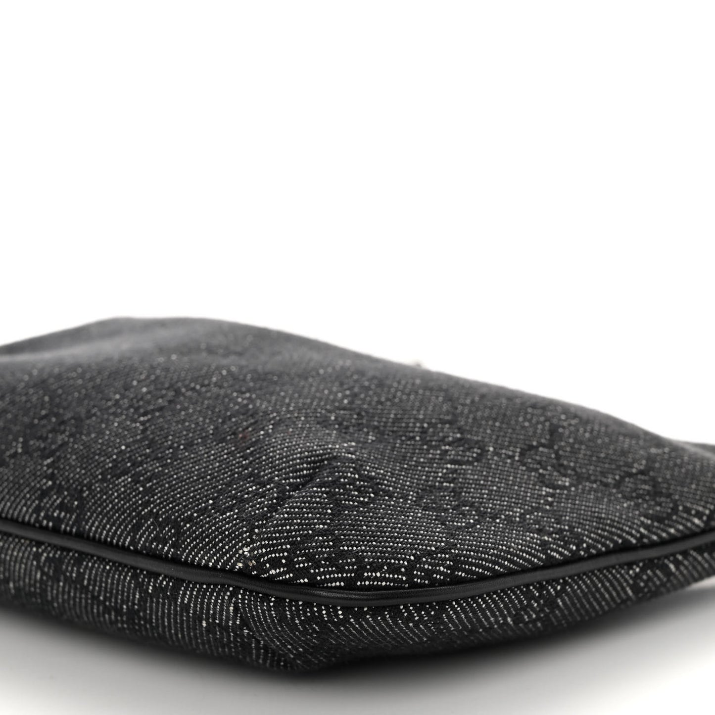 Denim Monogram Pochette Black
