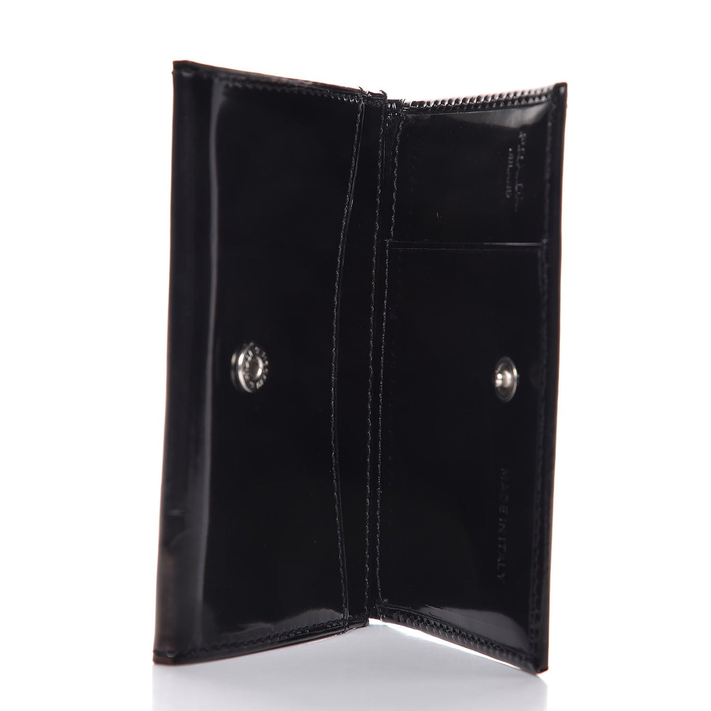 Spazzolato Business Card Holder Nero Black