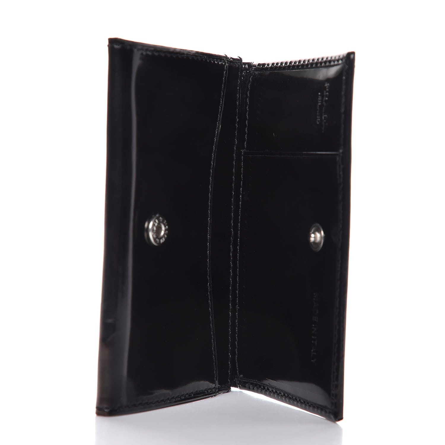Prada Spazzolato Business Card Holder Nero Black 5 of 8