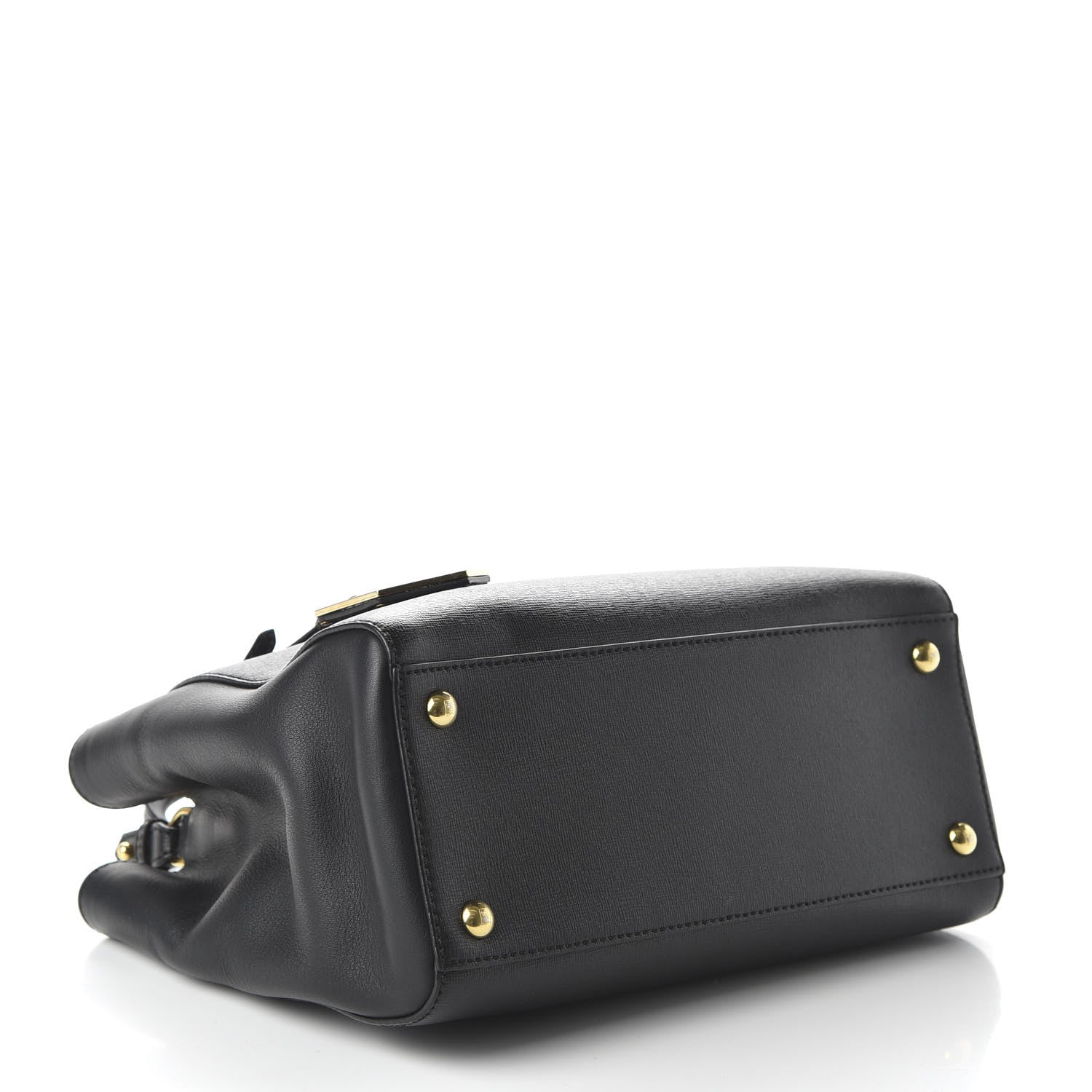 Fendi Vitello Elite Petite 2Jours Tote Black 5 of 10