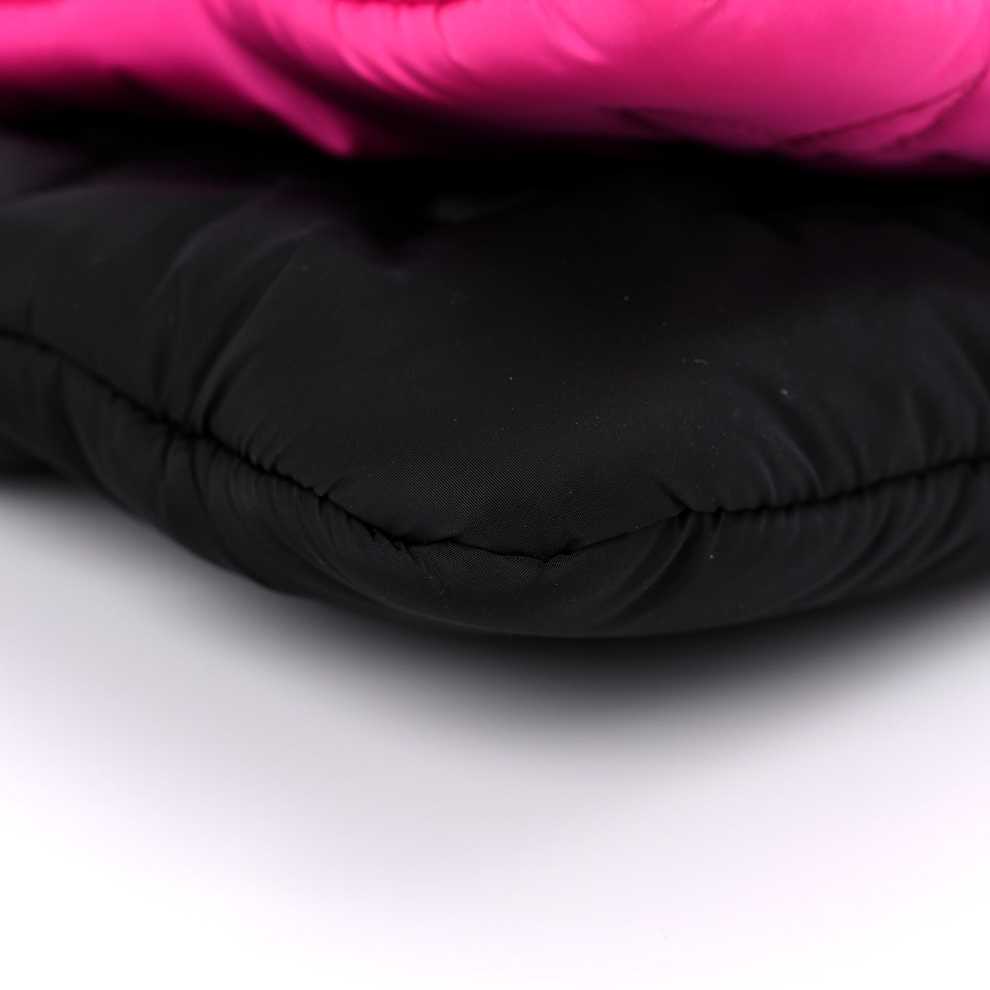 Econyl Monogram Pillow Maxi Multi Pochette Accessories Black Fuchsia