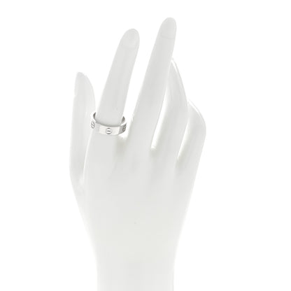 Cartier 18K White Gold 5.5mm LOVE Ring 58 8.25 2 of 5