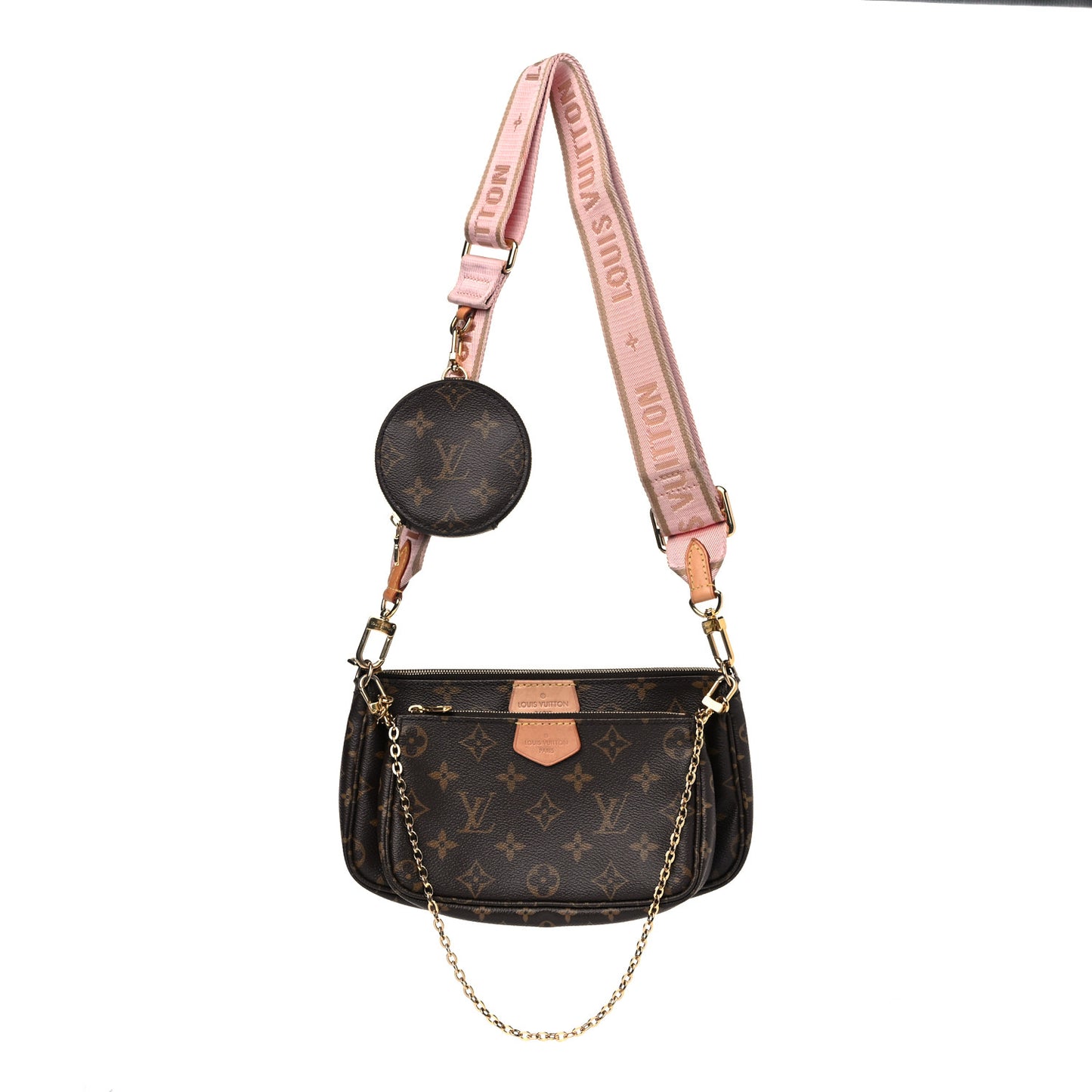 Monogram Multi Pochette Accessories Rose Clair