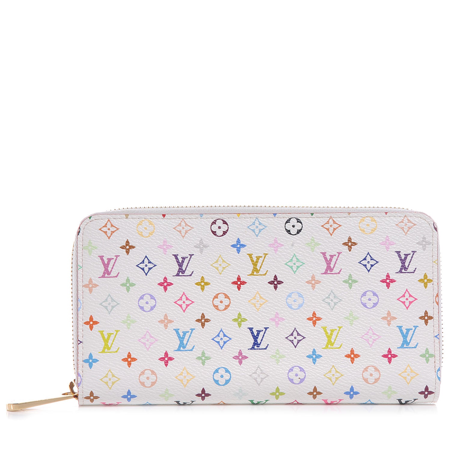Louis Vuitton Monogram Multicolor Zippy Wallet White 1 of 8