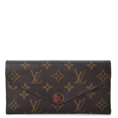 Louis Vuitton Monogram Josephine Wallet Red 1 of 9
