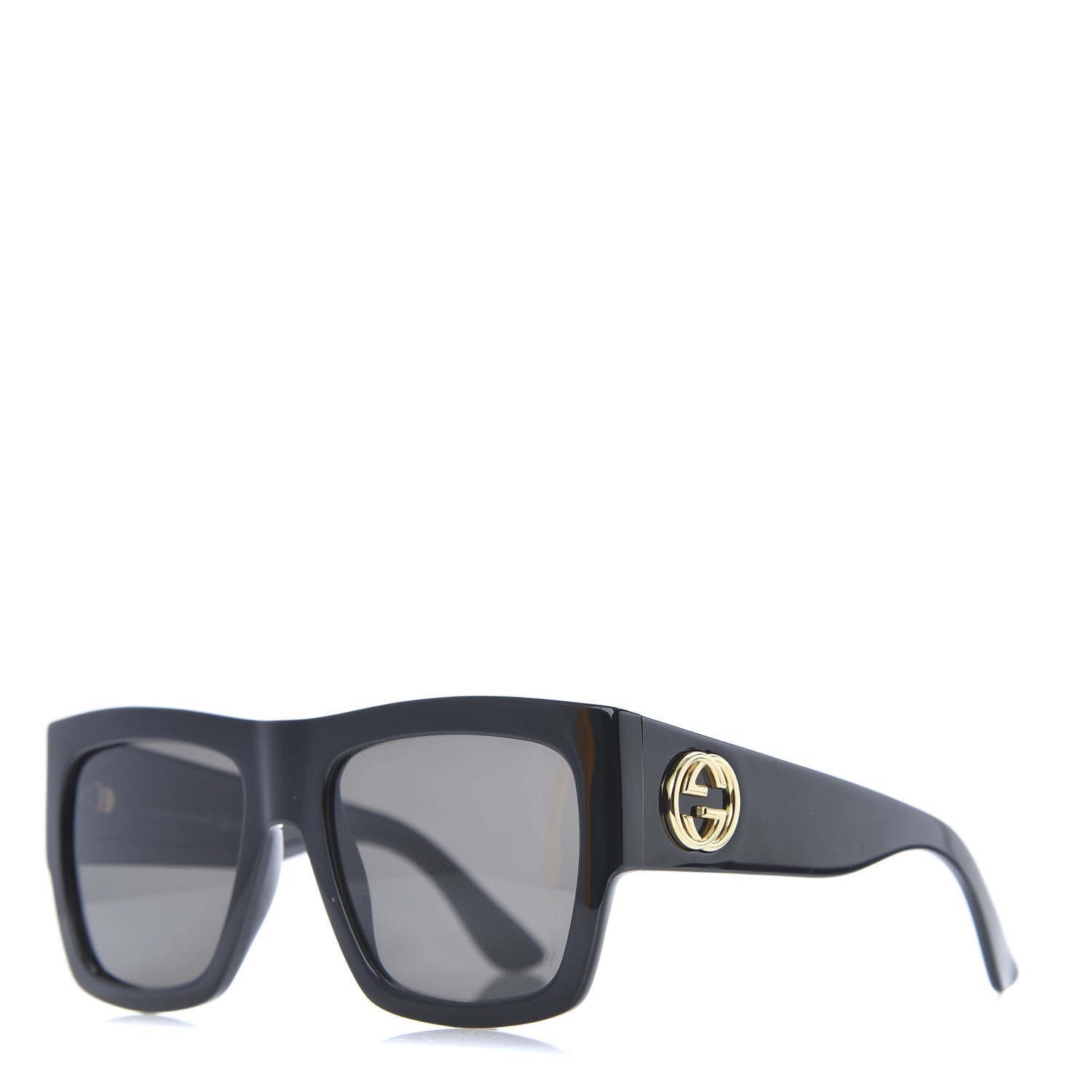 Gucci Acetate Square Frame Sunglasses GG 3817/S Black 1 of 9