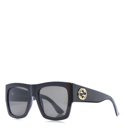 Gucci Acetate Square Frame Sunglasses GG 3817/S Black 1 of 9