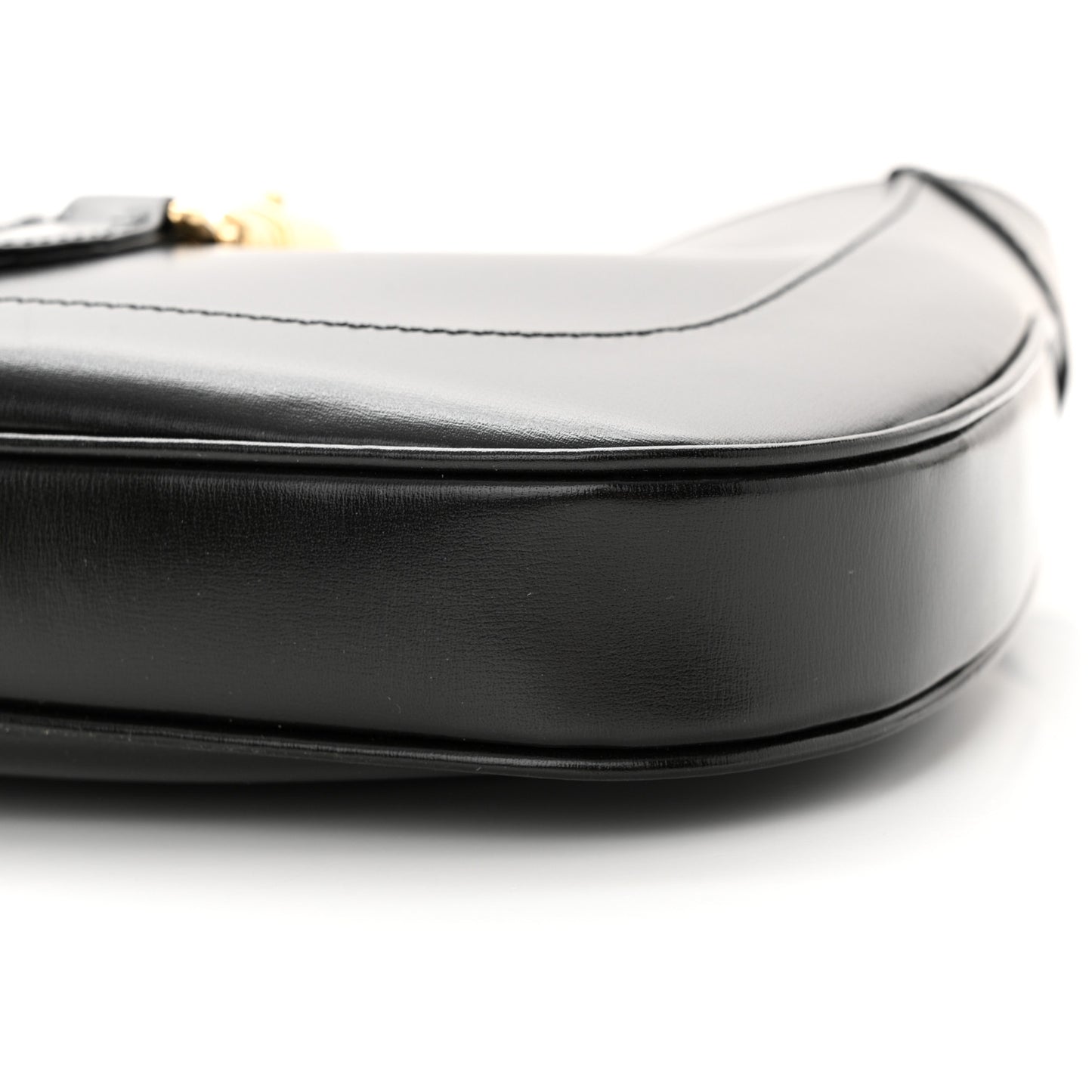 Boarded Dyana Lux Calfskin Small Jackie 1961 Hobo Black
