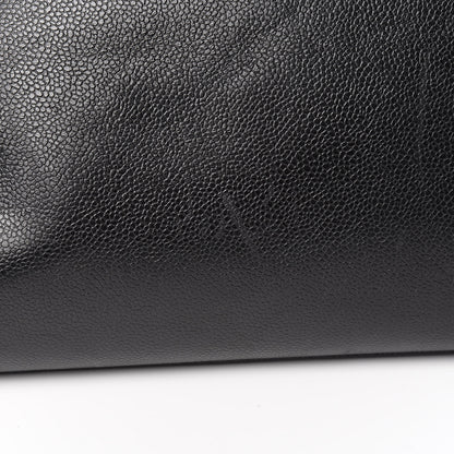 Chanel Caviar XL Weekender Bag Black 10 of 16