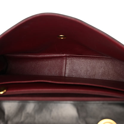 Chanel Lambskin Horizontal Quilt Jumbo Single Flap Black 5 of 16