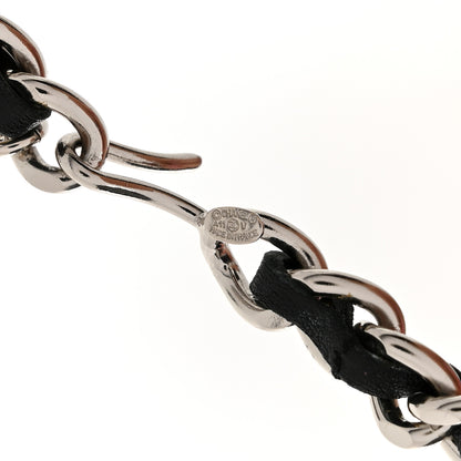 Chanel Lambskin Chain Logo Belt Black Gold 4 of 4